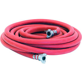 Air Compressor Hose 50' x 1" With Air-Kind AM11 Couplings