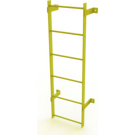 6 Step Yellow Fixed Access Ladder