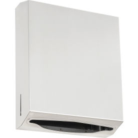 Folded Paper Towel Dispenser, Stainless Steel