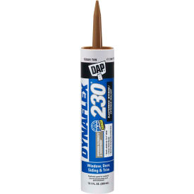 DYNAFLEX 230 100% Waterproof Window, Door & Trim Sealant- 10.1oz, Cedar Tan