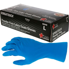 Nitri-Med Nitrile Medical/Exam Textured Gloves, Powder-Free, Blue, 12", S, 100/Box