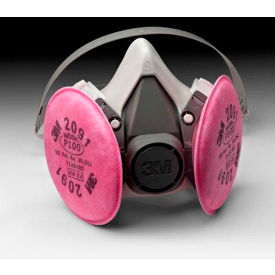 Half Facepiece Reusable Respirator Assembly, P100, Small