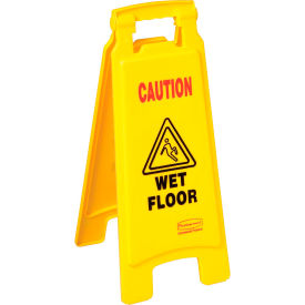 6112-77 Floor Sign 2 Sided - Caution Wet Floor