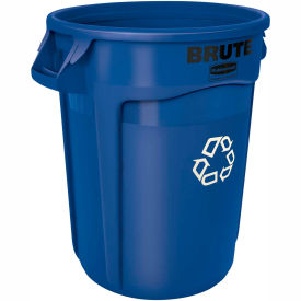 Recycling Can, 20 Gallon, Blue