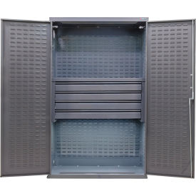 Configurable Drawer Cabinet, 48"W x 24"D x 78"H, 4 Drawers