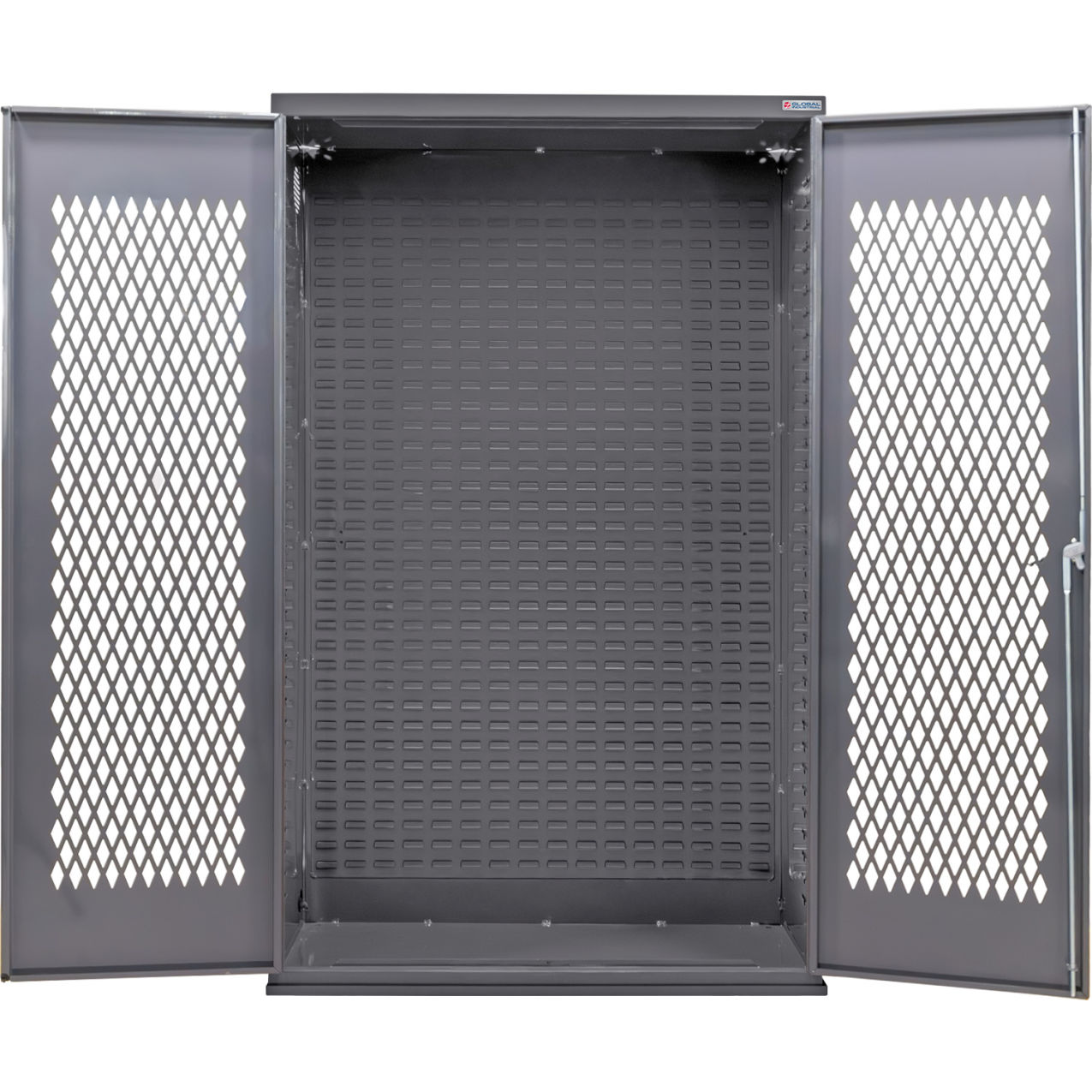 Configurable Ventilated Bin & Shelf Cabinet, 48"W x 24"D x 78"H
