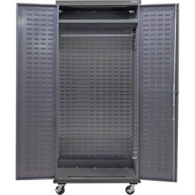 Configurable Mobile Wardrobe Cabinet, 36"W x 24"D x 85"H