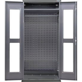 Configurable Clear-View Wardrobe Cabinet, 36"W x 24"D x 78"H