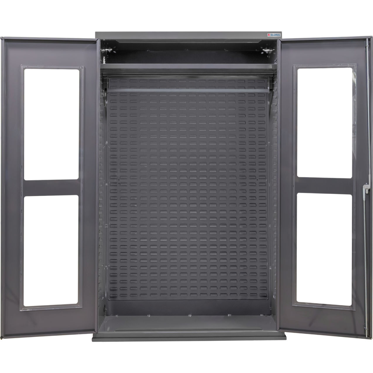 Configurable Clear-View Wardrobe Cabinet, 48"W x 24"D x 78"H