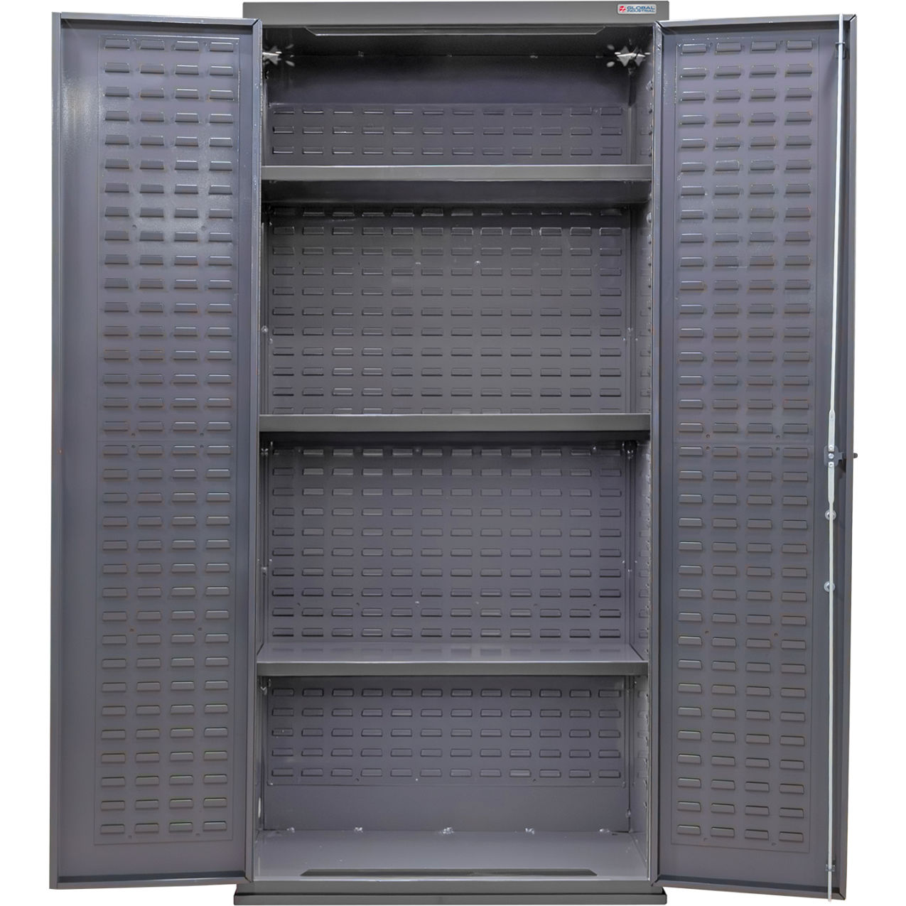 Configurable Shelf Cabinet, 36"W x 24"D x 78"H, 3 Shelves