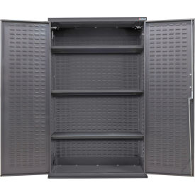 Configurable Shelf Cabinet, 48"W x 24"D x 78"H, 3 Shelves