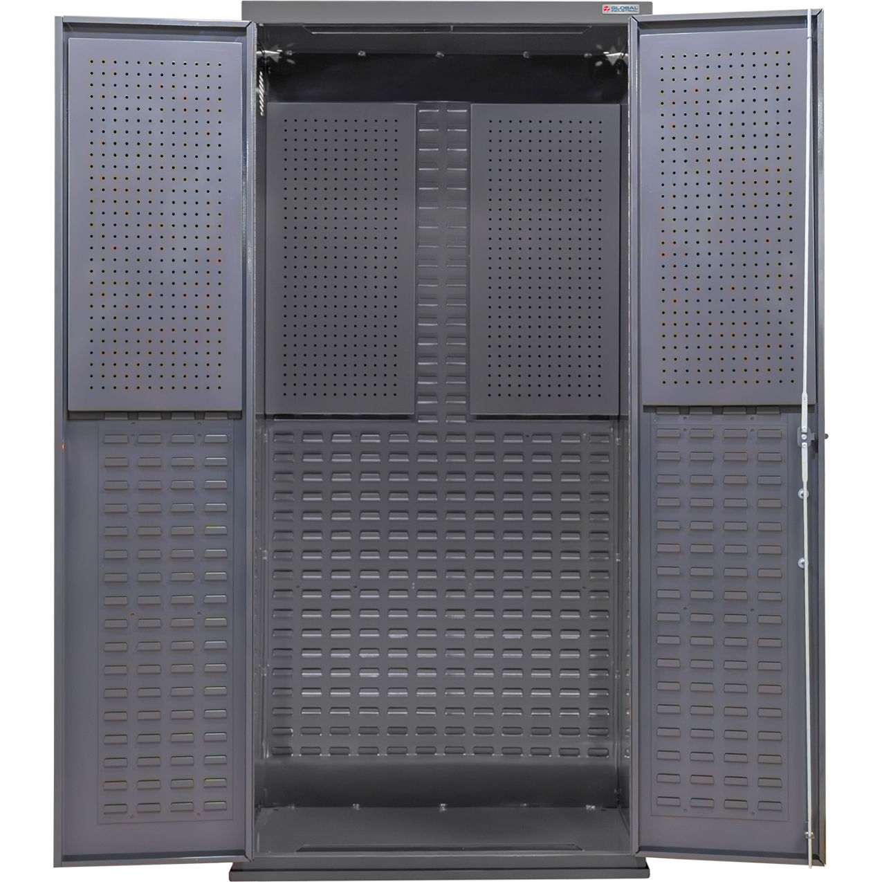 Configurable Pegboard Cabinet, 36"W x 24"D x 78"H