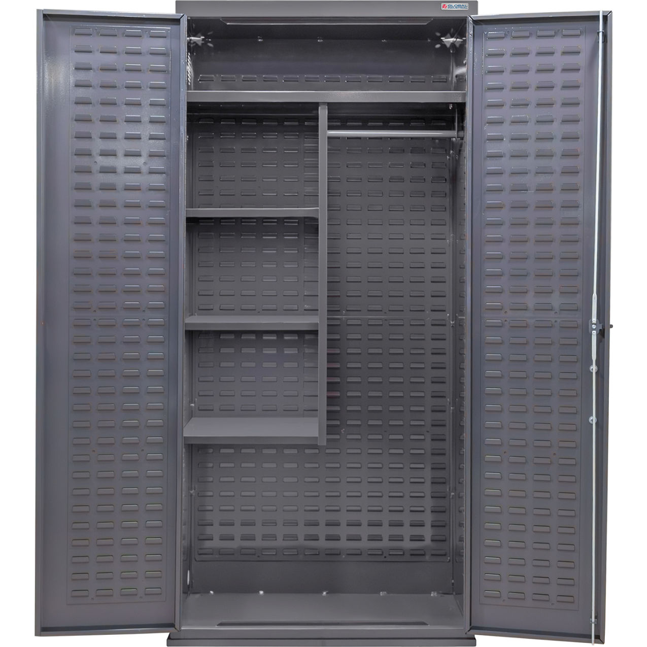 Combination Configurable Charging Cabinet, 36"W x 24"D x 78"H, 4 Shelves