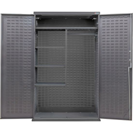 Combination Configurable Charging Cabinet, 48"W x 24"D x 78"H, 4 Shelves
