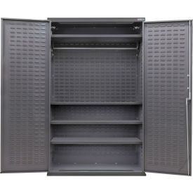 E-Locking Configurable Wardrobe Cabinet, 48"W x 24"D x 78"H, 4 Shelves