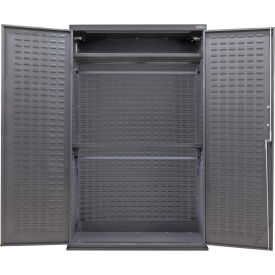 E-Locking Configurable Wardrobe Cabinet, 48"W x 24"D x 78"H, 2 Shelves