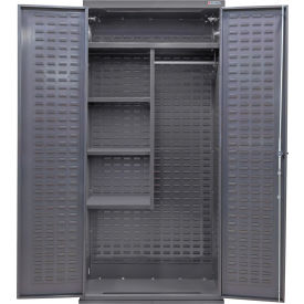 E-Locking Configurable Combination Cabinet, 36"W x 24"D x 78"H, 4 Shelves