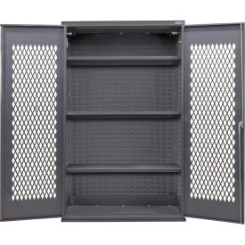 Configurable Ventilated Shelf Cabinet, 48"W x 24"D x 78"H, 3 Shelves