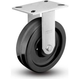 7 Series Rigid Plate Caster - Phenolic 10" Diameter 2900 Lb. Capacity