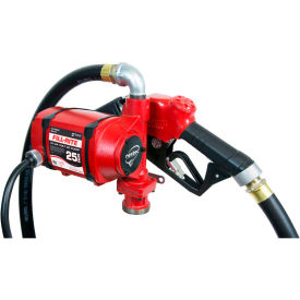 DC Fuel Transfer Pump w/ 20" Telescoping Pipe, 25 GPM, 2" Bung Mount