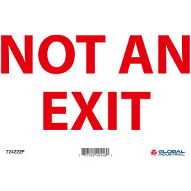 Not An Exit, 10''W x 7''H, Pressure Sensitive Vinyl