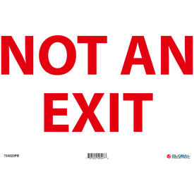 Not An Exit Sign, 14''W x 10''H, Pressure Sensitive Vinyl