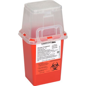 1.5 Quart Sharps Container Tall Lid, Red