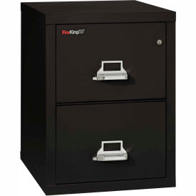 2 Drawer Vertical File Cabinet - Legal Size 21"W x 25"D x 28"H - Black