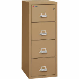 4 Drawer Vertical File Cabinet - Legal Size 21"W x 25"D x 53"H - Sand