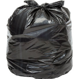 Contractor Trash Bags, 42 Gal, 3.0 Mil, Black, 40 Bags/Case
