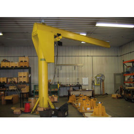 Heavy Duty Floor Crane 4000 Lb. Cap. 20' Span 12' Under Beam Height