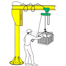 Festooned Boom Electrification 20W A for Abell-Howe HD Style B Floor Cranes