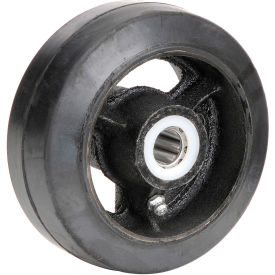 5" x 2" Mold-On Rubber Wheel - Axle Size 5/8"