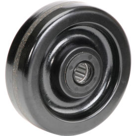 5" x 1-1/2" Molded Plastic Wheel - Axle Size 3/4"