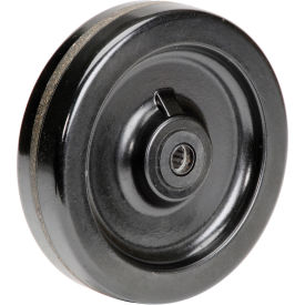 8" x 2" Molded Plastic Wheel - Axle Size 3/4"