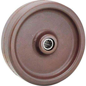 8" x 2" Molded Plastic Wheel - Axle Size 1/2"