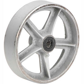 8" x 2" Semi-Steel Wheel - Axle Size 1/2"