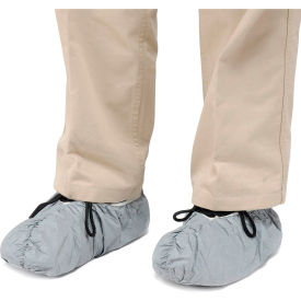 Disposable Skid Resistant Tyvek 5"H Shoe Covers, Gray, 200/Case