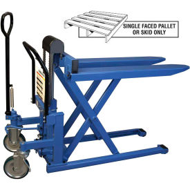 SkidLift Foot Operated High-Lift Skid Truck, 1100 lb. Capacity, 27"W x 42-1/2"L Forks