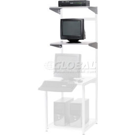 Additional 24"W x 18"D Shelf for LAN Workstation - Set of 2