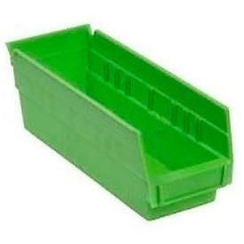 Plastic Nesting Storage Shelf Bin 2-3/4"W x 11-5/8"L x 4"H Green