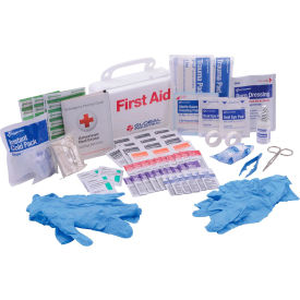 First Aid Kit, 10 Person, ANSI Compliant, Plastic Case