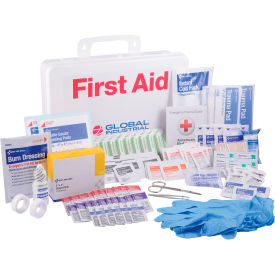 First Aid Kit, 50 Person, ANSI Compliant, Plastic Case