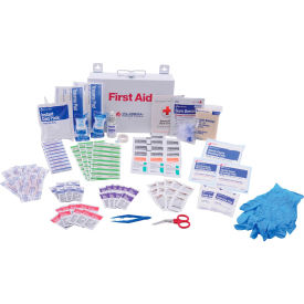 First Aid Kit, 25 Person, ANSI Compliant, Metal Case