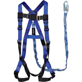 Contractor 1D Harness & 6'L Lanyard Combo