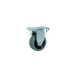 Rigid Plate Caster 5" TPR Wheel