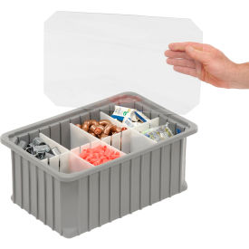 Insert Cover 50B0112LI for Dividable Grid Stackable Box, 16"L x 11"W, Clear
