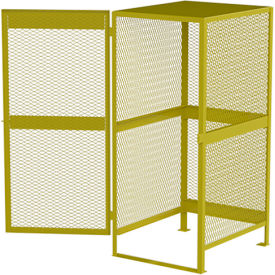 Cylinder Storage Cabinet, Vertical Single Door, 10 Cylinder capacity, 33"W x 40"D x 71"H