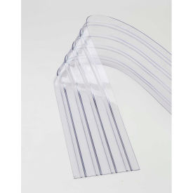 Replacement 12" x 7' Scratch Resistant Ribbed Clear Strip