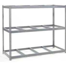Wide Span Rack 96Wx24Dx84H with 3 Shelves and 1100 Lb Capacity Per Level